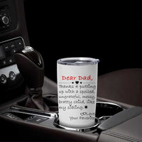 Funny Dad Gifts from Daughter Son Tumbler Cup Gift From Favorite Child