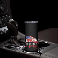 Dad Skinny Tumbler Best Dad Ever Gifts For Fathers Day American Flag