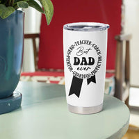 Best Dad Tumbler Cup Gifts for Dad from Daughter Son Kids Present for Fathers Day