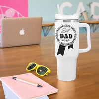 Best Dad Tumbler With Handle Gifts for Dad from Daughter Son Kids Present for Fathers Day
