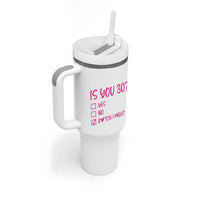 30th Birthday Gifts For Women Tumbler With Handle Funny Is You 30 Year Old 1996 Birthday Gift Wife Girlfriend
