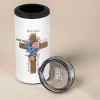 Friendship Gifts for Women 4 in 1 Can Cooler Tumbler A Sweet Friendship Refreshes The Soul Christian Gift