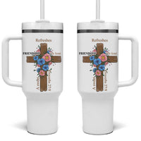 Friendship Gifts for Women Tumbler With Handle A Sweet Friendship Refreshes The Soul Christian Gift