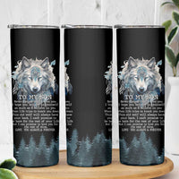To My Son I Love You Skinny Tumbler Graduation Christmas Birthday Gifts For Grown Son From Mom Dad