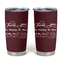 Mother-In-Law Gifts Tumbler Cup Thank You For Rasing The Love Of My Life