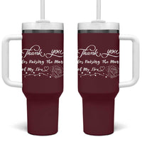 Mother-In-Law Gifts Tumbler With Handle Thank You For Rasing The Love Of My Life