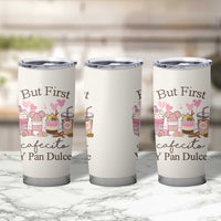 Cafecito & Chisme Tumbler Cup Concha Pun Gift Mexican Themed Gifts in Spanish - Wonder Print Shop