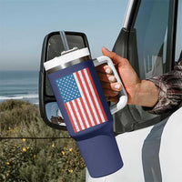 Harris Walz 2024 For The People Tumbler With Handle Vote Blue Vice President VP American Flag - Wonder Print Shop