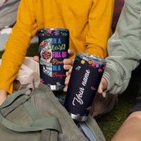 Personalized Chingona Tumbler Cup Custom Name Latina Mexican Girl In A World Full Of Princesses Be A Chingona