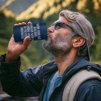 Funny Coworker Gifts 4 in 1 Can Cooler Tumbler Work Forecast Sarcastic Gag Present for Boss Employer Navy - Wonder Print Shop