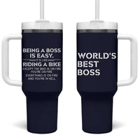 Funny Boss Gifts Tumbler With Handle Birthday Christmas Gift from Employees - Wonder Print Shop