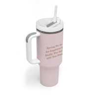 Funny Boss Gifts Tumbler With Handle Having Me As An Employee Is Really The Only Gift You Need - Wonder Print Shop