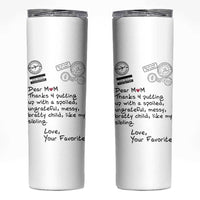 Mothers Day Mom Gifts Skinny Tumbler Love, Your Favorite Best Birthday Presents