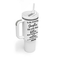 The Only Thing Better Than Being Your Mom Is Watching You Be A Mom Tumbler With Handle To My Daughter Become A Mommy