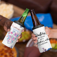 Gifts For Pastor Wife 4 in 1 Can Cooler Tumbler Pastors Wives Flower Cross Christian Gifts For Women