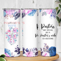 Gifts For Pastor Wife Skinny Tumbler Pastors Wives Flower Cross Christian Gifts For Women