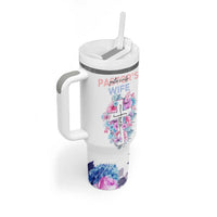 Gifts For Pastor Wife Tumbler With Handle Pastors Wives Flower Cross Christian Gifts For Women
