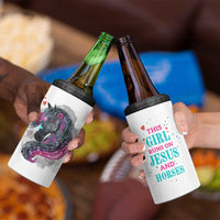 Christian Gifts For Horse Lover 4 in 1 Can Cooler Tumbler Horse Gifts For Girls Teenage Daughter Sister Friends Bestie Niece
