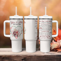 You And Me We Got This Tumbler With Handle Christmas Birthday Valentine Wedding Anniversary Gift For Wife Husband