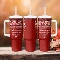 Romantic Gift for Her Tumbler With Handle Love Reminder Appreciation Message I Love You