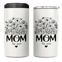 Mothers Day Gifts For New Mom 2025 4 in 1 Can Cooler Tumbler First Time Mom Pregnant Mommy Expecting Mother