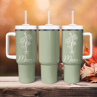 Mothers Day Gifts For New Mom 2025 Tumbler With Handle Flower First Time Mom Gift