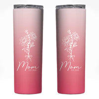 Mothers Day Gifts For New Mom 2025 Skinny Tumbler Flower First Time Mom Gift Pink