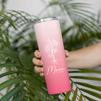 Mothers Day Gifts For New Mom 2025 Skinny Tumbler Flower First Time Mom Gift Pink