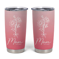 Mothers Day Gifts For New Mom 2025 Tumbler Cup Flower First Time Mom Gift Pink