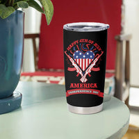 Happy 4th Of July Tumbler Cup America Independence Day Memorial Day Patriotic Party USA Flag