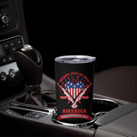 Happy 4th Of July Tumbler Cup America Independence Day Memorial Day Patriotic Party USA Flag