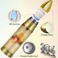 Bigfoot Bullet Tumbler Sasquatch Lover Campfire Outdoor Camping Nature Gift