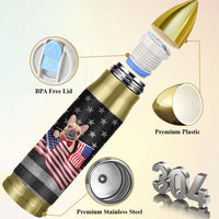 The Dogfather Bullet Tumbler English Bulldog Dog Father Dad Owner Funny Cute Pup Doggo