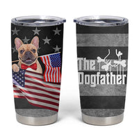 The Dogfather Tumbler Cup English Bulldog Dog Father Dad Owner Funny Cute Pup Doggo