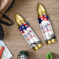 My Heart Belongs To America Patriotic Bullet Tumbler 4th Of July Independence Day American Flag