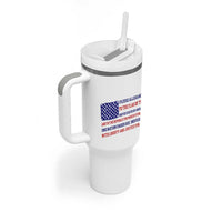 American Gifts Tumbler With Handle Independence Day 4th Of July USA Flag