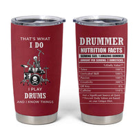 Skeleton Drummer Tumbler Cup Thats What I Do I Play Drums Gifts For Drummers Percussionists