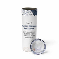Human Resources Gifts Skinny Tumbler HR Professionals Day Office HR Gifts for Women Flower
