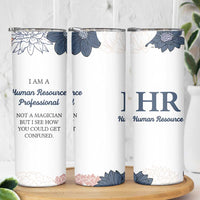 Human Resources Gifts Skinny Tumbler HR Professionals Day Office HR Gifts for Women Flower