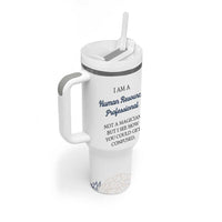 Human Resources Gifts Tumbler With Handle HR Professionals Day Office HR Gifts for Women Flower
