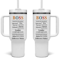 Thank You Gifts For Boss Tumbler With Handle Leader Manager Office Coworker Funny Christmas Birthday Gift