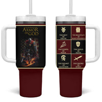 Pastor Appreciation Gifts Tumbler With Handle Put The Full Armor Of God Christian Believers Pastors