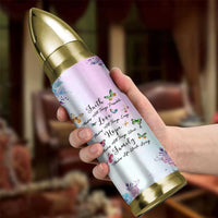 Christian Gifts For Women Bullet Tumbler Faith Mothers Day Bible Verse Encouragement Gifts Flower Coffee Cup