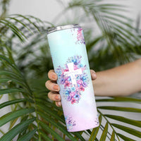 Christian Gifts For Women Skinny Tumbler Faith Mothers Day Bible Verse Encouragement Gifts Flower Coffee Cup
