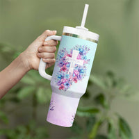Christian Gifts For Women Tumbler With Handle Faith Mothers Day Bible Verse Encouragement Gifts Flower Coffee Cup