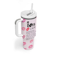 Boss Gifts for Women Tumbler With Handle She Motivates Inspires Empowers Christmas Birthday Gift - Wonder Print Shop