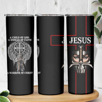 Christian Gifts For Women Skinny Tumbler A Child Of God A Woman Of Faith A Warrior Of Christ Jesus Faith