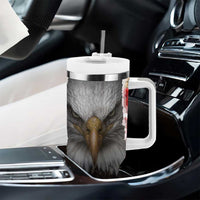 Patriotic Eagle American Flag Tumbler With Handle 250 Years 1776 2026 4th Of July Independence Day