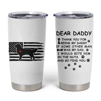 Dog Dad Tumbler Cup Birthday Christmas Golden Retriever Owner Gifts American Flag - Wonder Print Shop