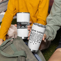 Dog Dad Tumbler Cup Birthday Christmas Golden Retriever Owner Gifts American Flag - Wonder Print Shop